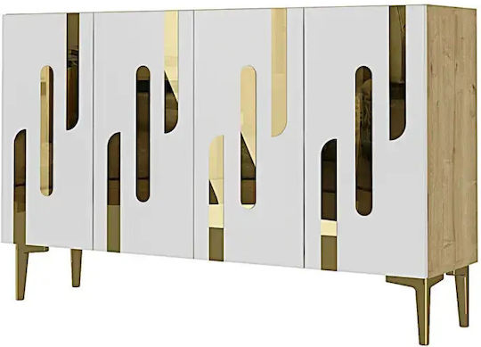 Дървен Буфет Кафяв 120x30x75см