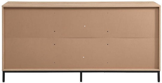 Fylliana Rythmos Holz Sideboard Sonoma-Walnuss 160x41x80cm