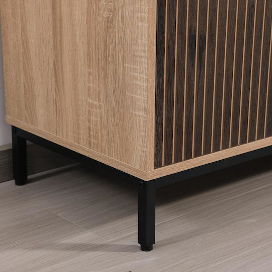 Fylliana Rythmos Holz Sideboard Sonoma-Walnuss 160x41x80cm