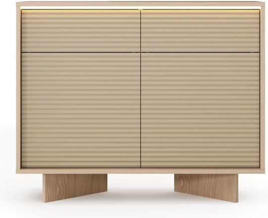 Μπουφές Semi Ξύλινος με Συρτάρια Boliwar 103.9x40x84.4cm