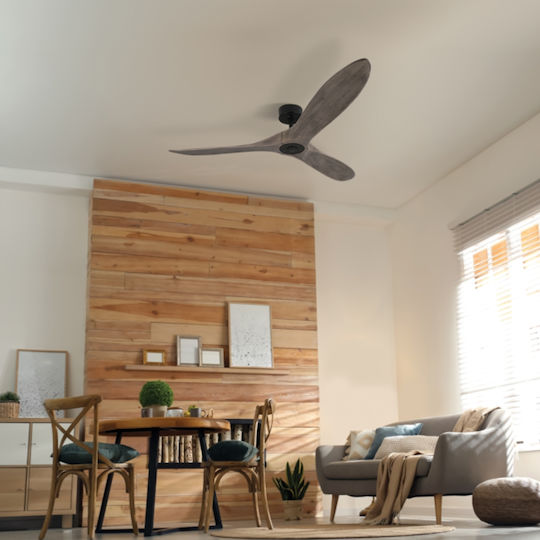 Zambelis Lights Ventilator De Tavan 152cm Negru