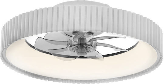 Aca Ceiling Fan 30cm With Light White