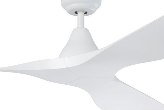 Eglo Portsea Deckenventilator 132cm mit Leuchte Weiß