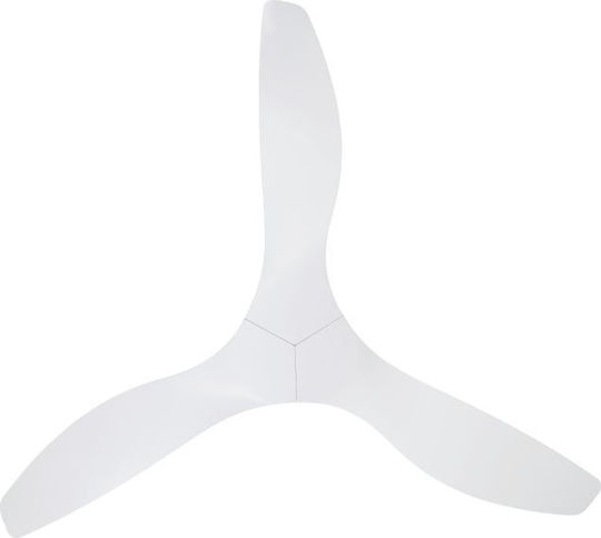 Eglo Portsea Deckenventilator 132cm mit Leuchte Weiß