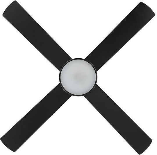 Eglo Trinidad Deckenventilator 122cm mit Leuchte Schwarz