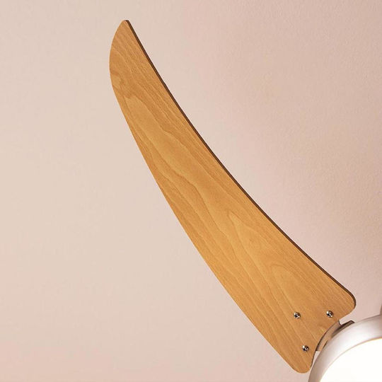 Cecotec EnergySilence Aero 480 Ανεμιστήρας Οροφής 106cm με Φως Καφέ / Ασημί