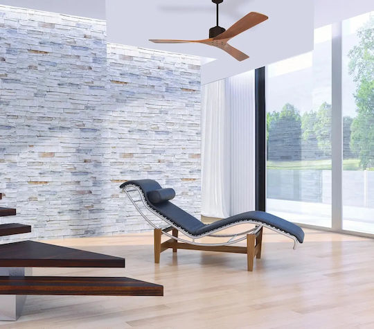 Zambelis Lights Ceiling Fan 132cm Brown