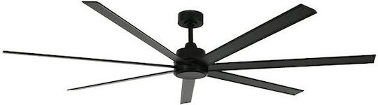 Lucci Air Atlanta II Deckenventilator 183cm mit Leuchte Schwarz