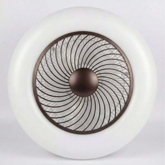 Redled Oasis Deckenleuchte 50cm mit Braun Licht