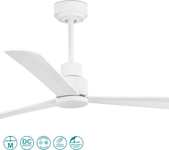 Faro Barcelona Nassau M Ανεμιστήρας Οροφής 128cm Λευκός