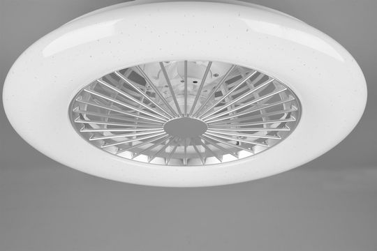 Trio Lighting Stralsund Ceiling Light 50cm with Light Fixture Silver / Grey