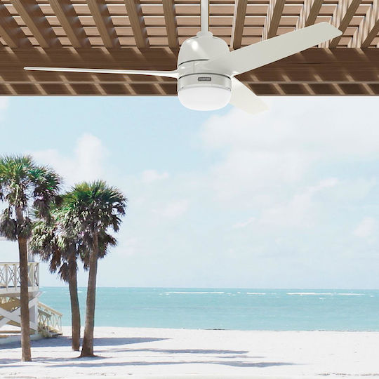 Hunter Seawave Ceiling Fan 132cm With Light Fresh White