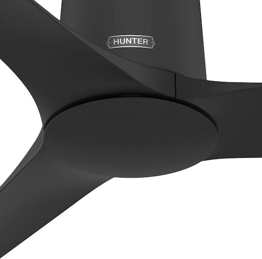 Hunter Athens Low Profile Ceiling Fan 132cm Matte Black