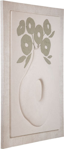 Canvas Painting 3D Vase Beige-Green 80x120cm Eurolamp 812-20129