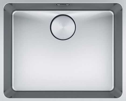 Franke Mythos Myx 110-50 Υποκαθήμενος Νεροχύτης Inox Μ54xΠ44cm Ασημί