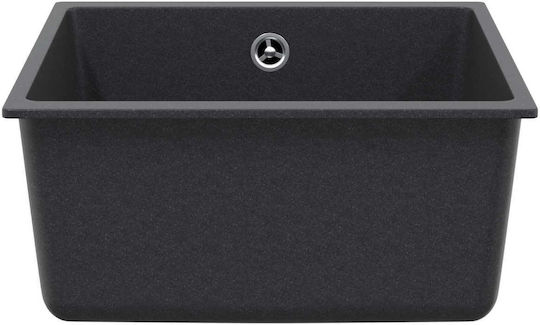 vidaXL Chiuvetă Drop-In din granit sintetic M43xL46cm gri
