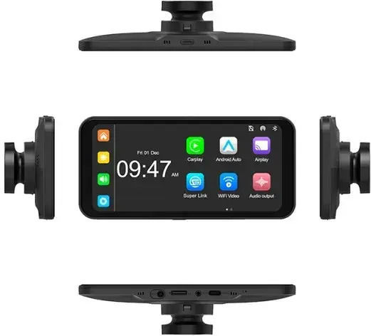 Tracer 6.2 Zoll Touchscreen Multimedia für Dashboard Auto mit Apple CarPlay Android Auto Bluetooth