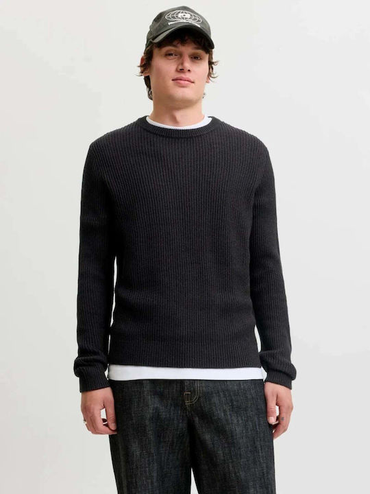 Crew Neck Πουλόβερ Μακρυμάνικο Black