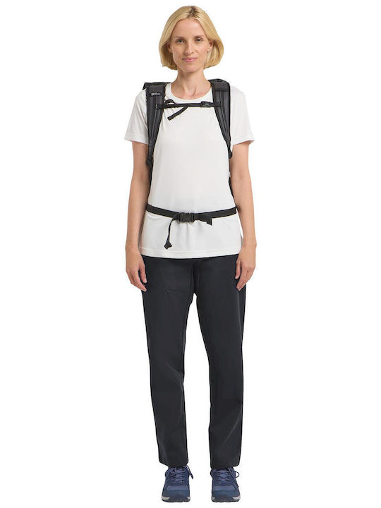 Jack Wolfskin Pico Trail Pantaloni lungi de drumeție pentru femei Negru