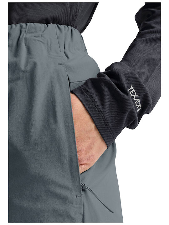 Jack Wolfskin Prelight Trail Pants W Pantaloni lungi de drumeție pentru femei Gri