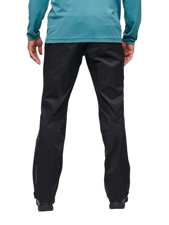 Black Diamond Fineline Stretch Full Zip Pantaloni Lung De Drumeție Pentru Bărbați Negri