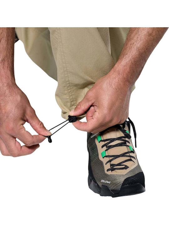 Salewa Agner Hemp Ripstop Men's Long Beige Climbing Trousers