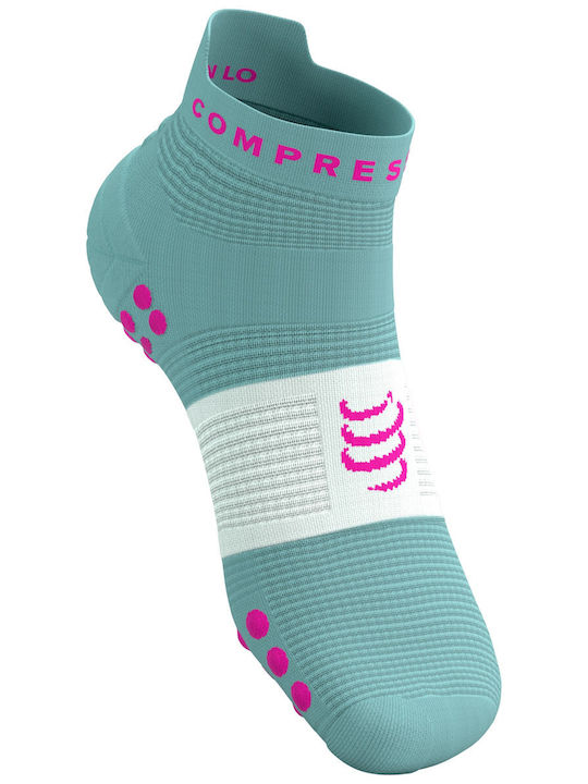 Compressport Low Ciorapi Running Albaștri 1 Pereche