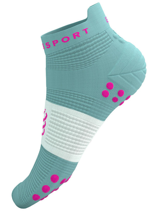 Compressport Low Ciorapi Running Albaștri 1 Pereche
