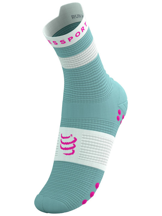 Compressport High Alergare Șosete Turcoaz 1 Pereche