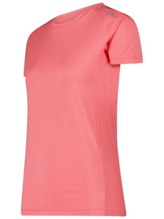 Damen T-shirt Schnell Trocknend Koralle