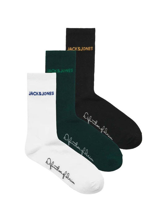 Jack & Jones Ανδρικές Κάλτσες Black 3Pack