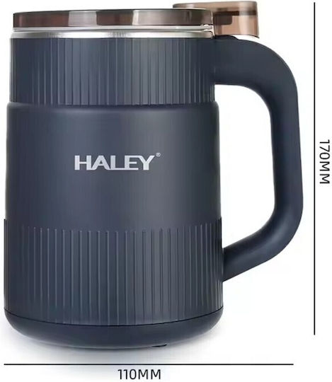 Haley Elektrische Kaffeemühle 500W mit Getreidekapazität 50gr und Ebenen der Mahlung Blau