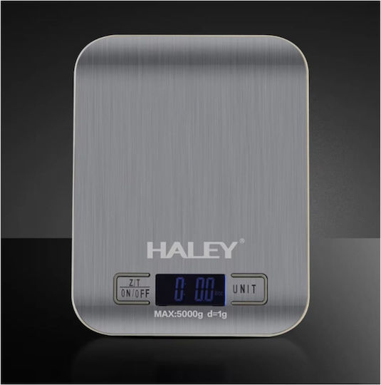 Haley Digital Kitchen Scale Up To 5kg Gray