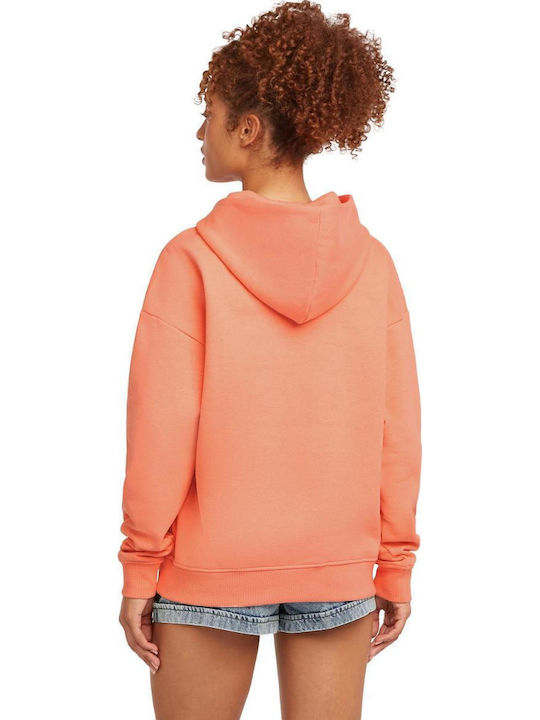 Women's Hooded Sweatshirt Orange