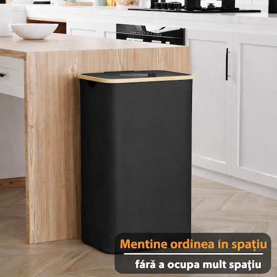 SAC Πλαστικός Κάδος Ανακύκλωσης 100lt Μαύρος