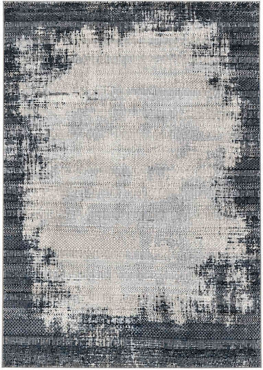 Rectangular Living Room Rug Grey Anthracite 160x220cm Lazer-Grey-Anthracite-LZ387A-160