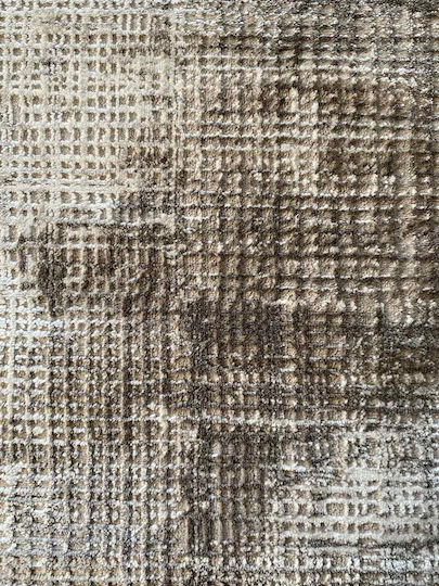 Emporio Collection Wohnzimmer Teppich Rechteckig Ecru Braun 160x220cm Lazer-Ecru-Braun-LZ412A-160