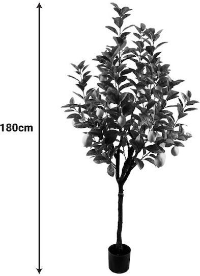 Διακοσμητικό Φυτό Lemon Tree Γλάστρα Inart Πράσινο Pp Υ180 Εκ
