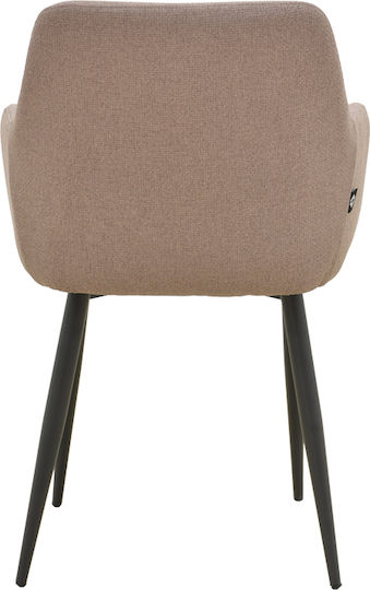 Telia Dining Room Chair Metallic Beige 60x54x85cm
