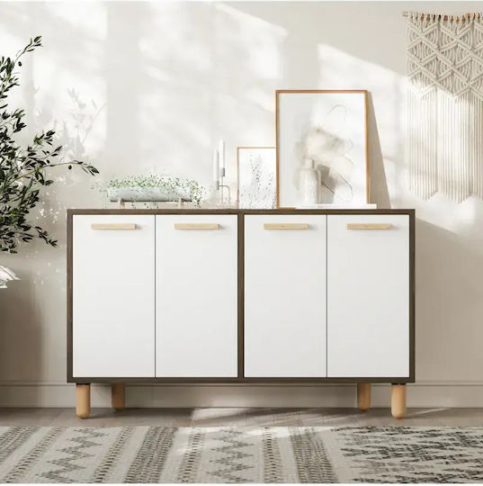 SteweHome Konsolentisch Holz Braun M120xB30xH73cm