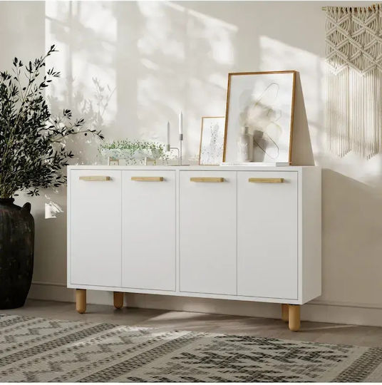 SteweHome Konsolentisch Aus Holz Braune M120xB30xH73cm