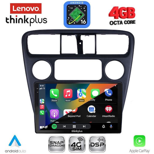 Lenovo Автомобилна Аудио Система За Honda Accord 1998-2004 Bluetooth USB Вграден Wi-Fi GPS Apple CarPlay Android Auto С Touch Screen 9"