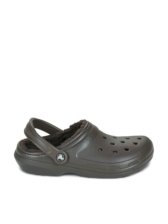 Crocs Classic Lined Clog Saboti Pentru Femei Maro