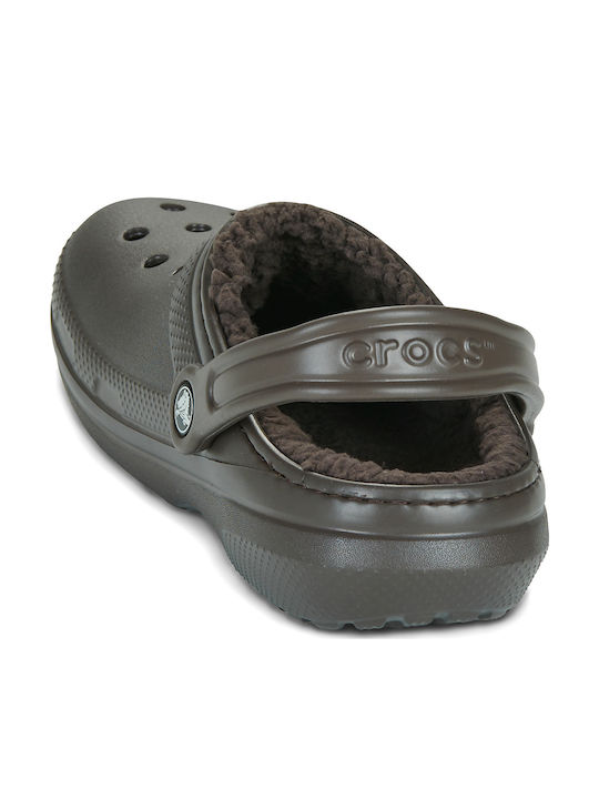Crocs Classic Lined Clog Saboti Pentru Femei Maro