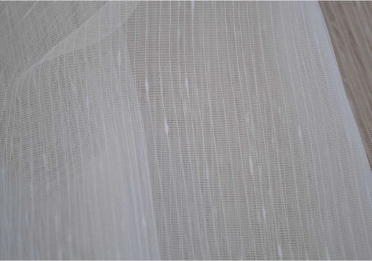 Saray Home Vorhang mit Bleistiftfalten Weiß 140x280cm