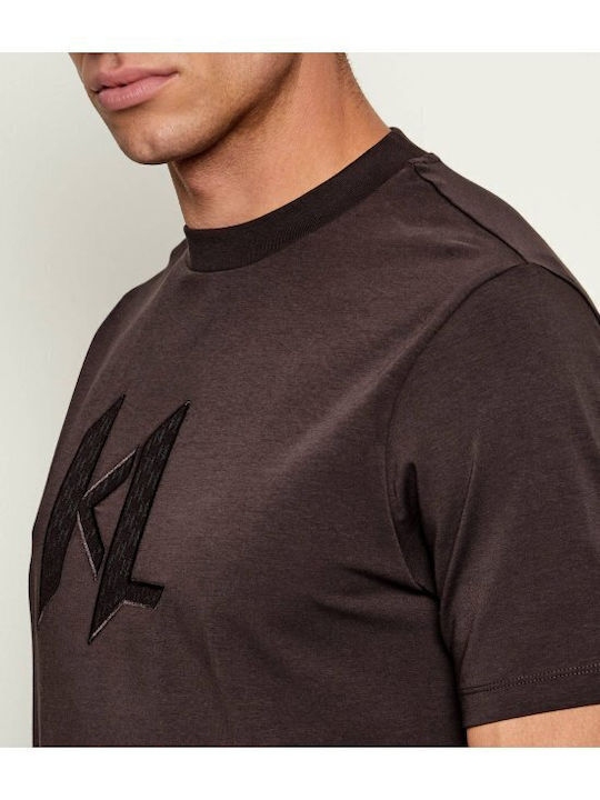 T-shirt Καφέ