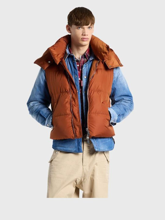 Sleeveless Jacket Orange
