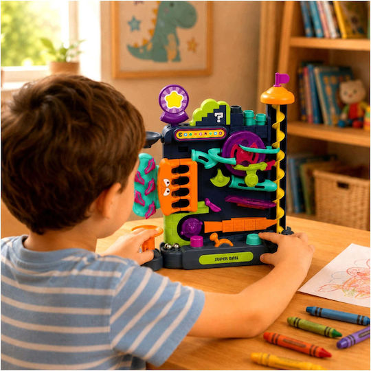 Construction Toy Plastic Manual Dexterity Track – Multicolored Adventure Marble Run for Children 3+ Years