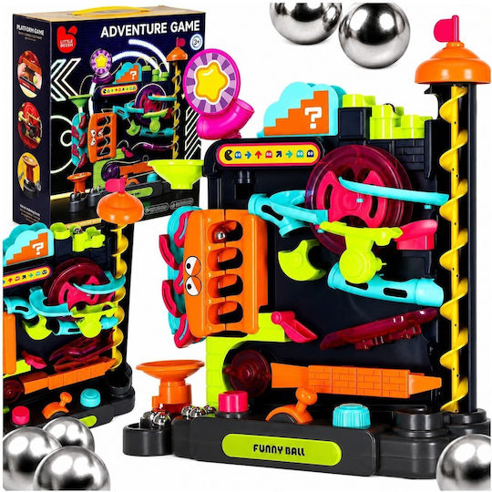 Construction Toy Plastic Manual Dexterity Track – Multicolored Adventure Marble Run for Children 3+ Years