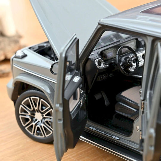Model Mașină Mercedes-Benz G-Class 2024 Clasic Gri Scara 1:18 Norev